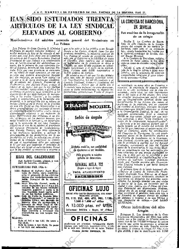 ABC MADRID 04-02-1969 página 31