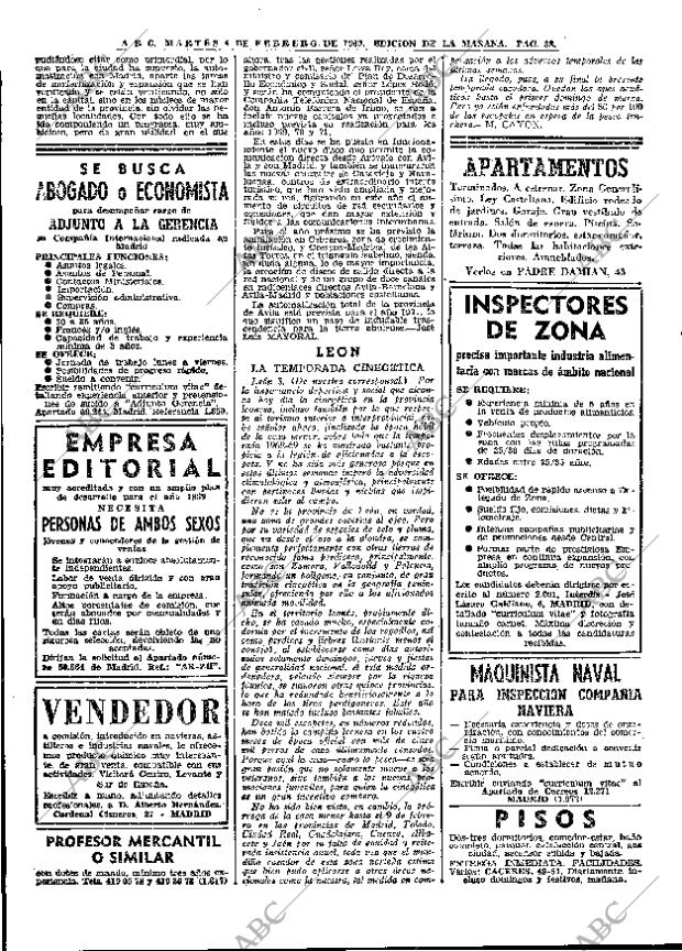 ABC MADRID 04-02-1969 página 38