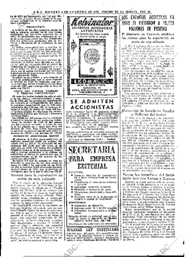 ABC MADRID 04-02-1969 página 52