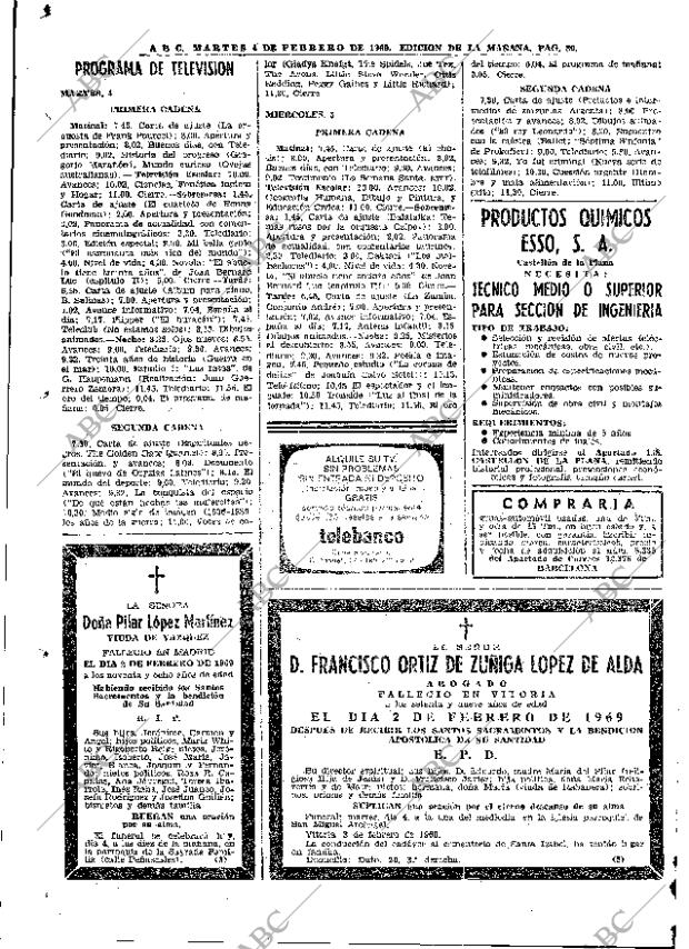 ABC MADRID 04-02-1969 página 80