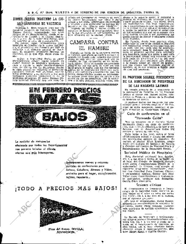 ABC SEVILLA 04-02-1969 página 23