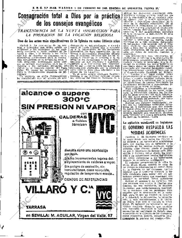 ABC SEVILLA 04-02-1969 página 27