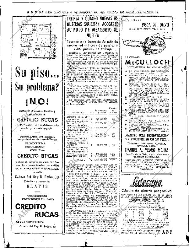 ABC SEVILLA 04-02-1969 página 34