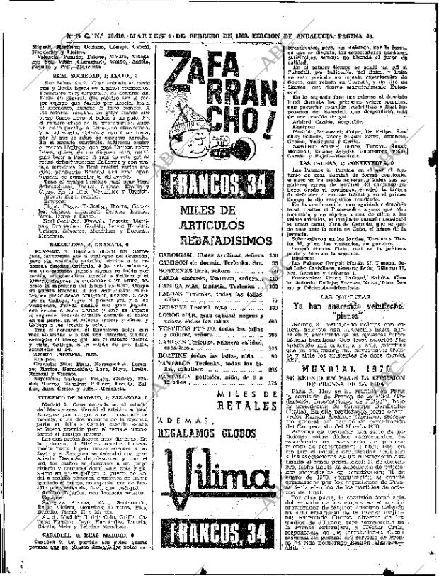 ABC SEVILLA 04-02-1969 página 46