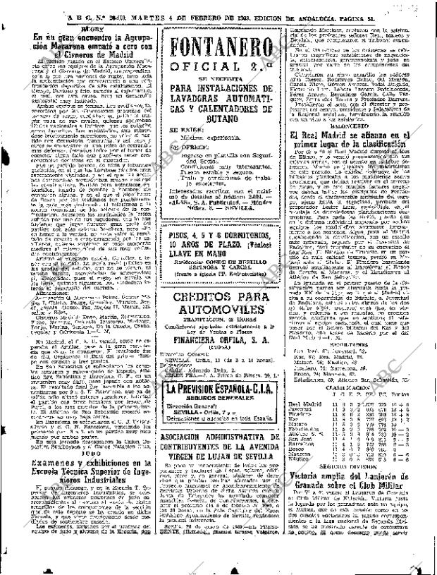 ABC SEVILLA 04-02-1969 página 51