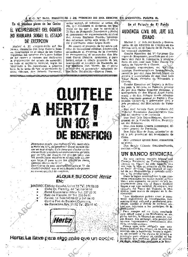ABC SEVILLA 05-02-1969 página 21