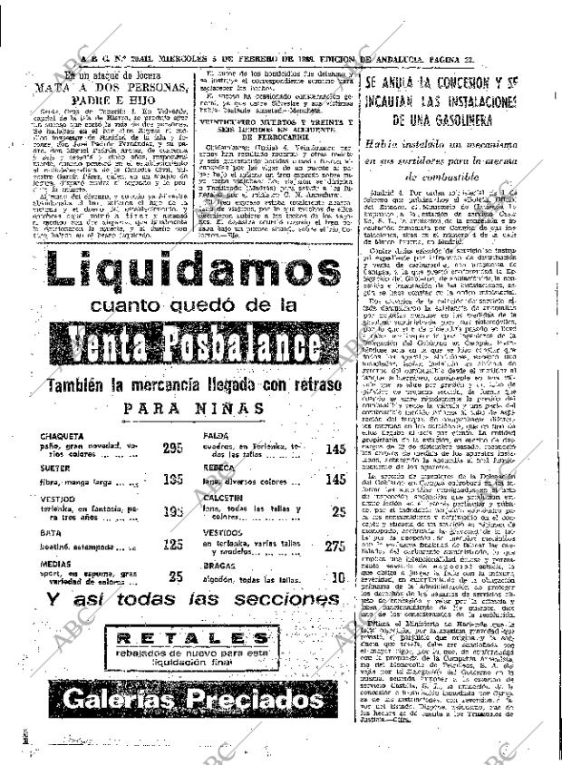 ABC SEVILLA 05-02-1969 página 23