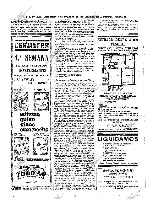 ABC SEVILLA 05-02-1969 página 34