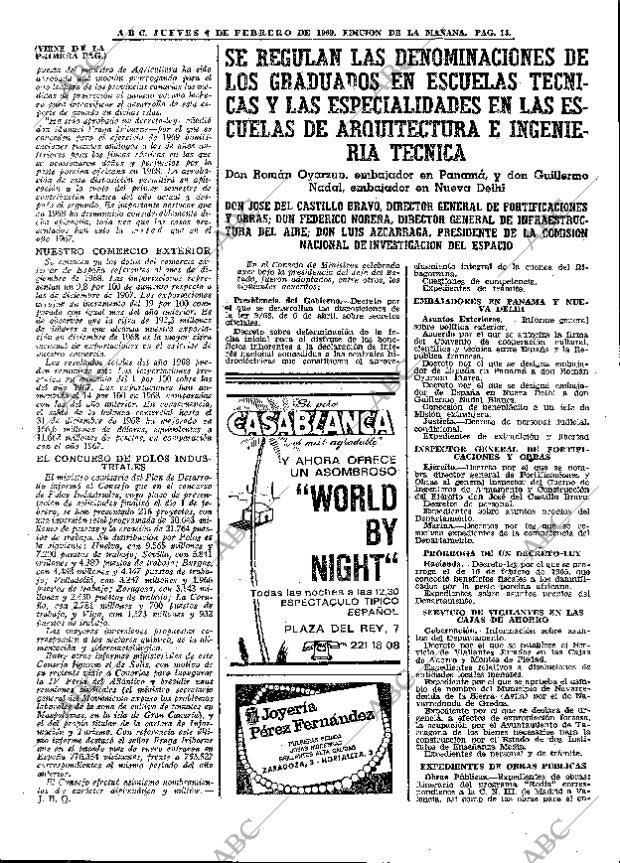 ABC MADRID 06-02-1969 página 15