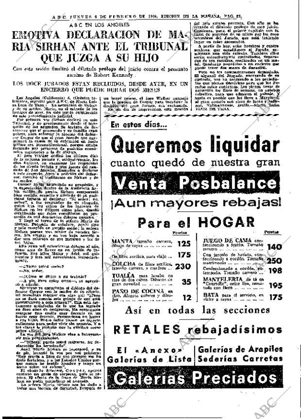 ABC MADRID 06-02-1969 página 27