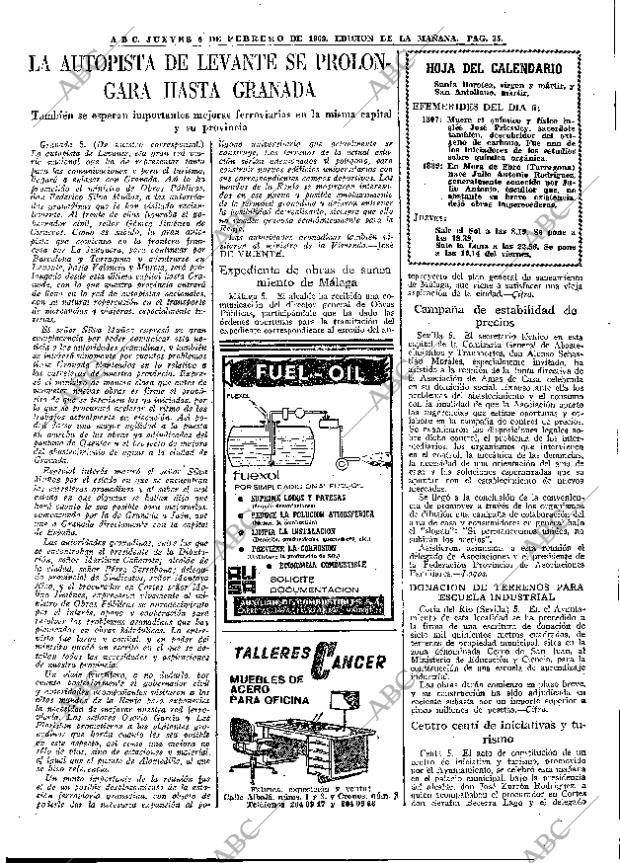 ABC MADRID 06-02-1969 página 35