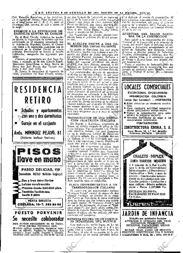 ABC MADRID 06-02-1969 página 42