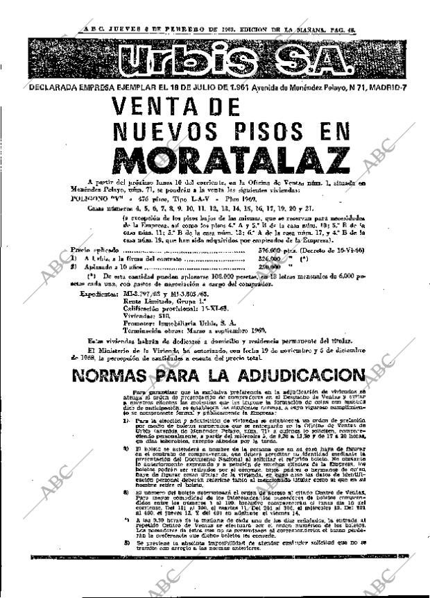 ABC MADRID 06-02-1969 página 48
