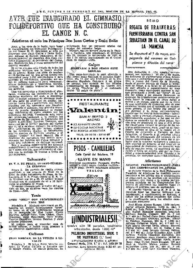 ABC MADRID 06-02-1969 página 61