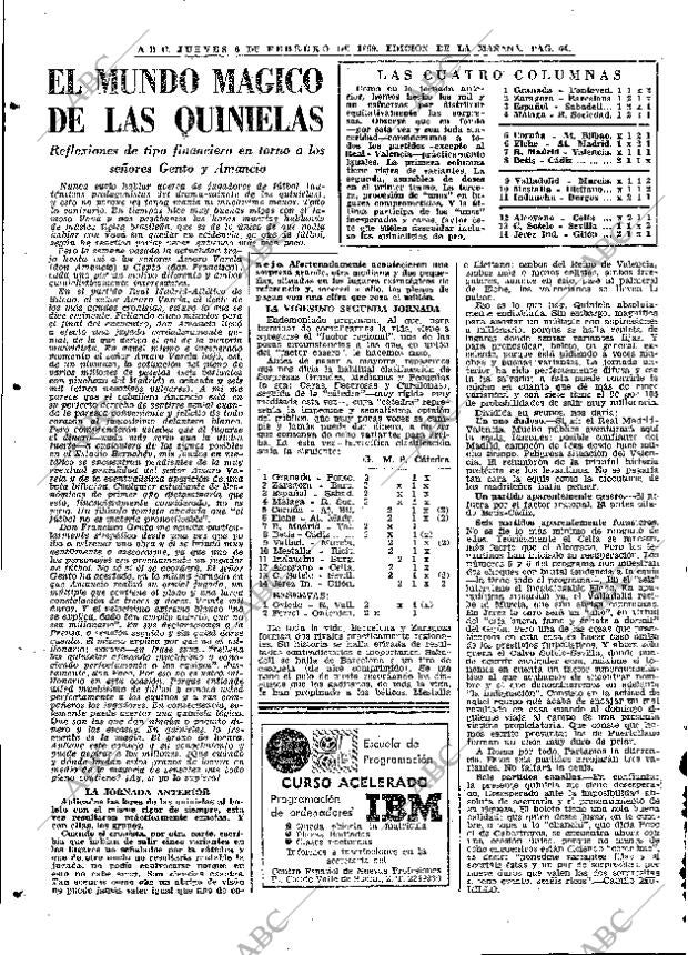ABC MADRID 06-02-1969 página 64