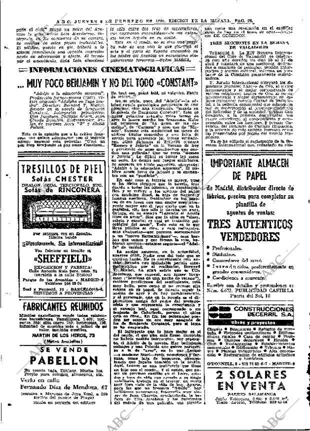 ABC MADRID 06-02-1969 página 68