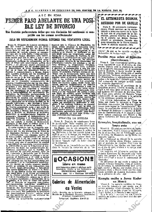 ABC MADRID 07-02-1969 página 23