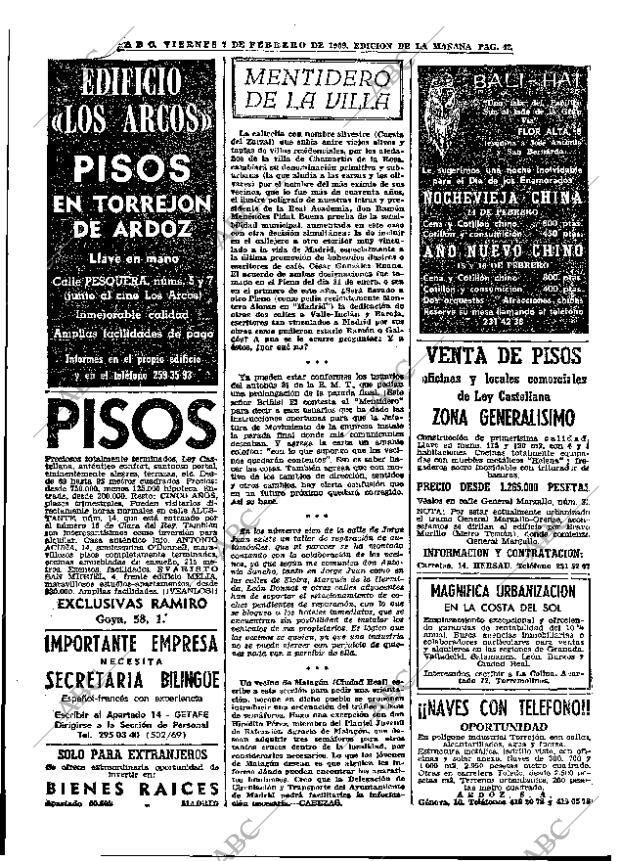 ABC MADRID 07-02-1969 página 42