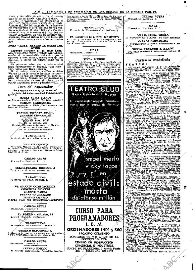 ABC MADRID 07-02-1969 página 67