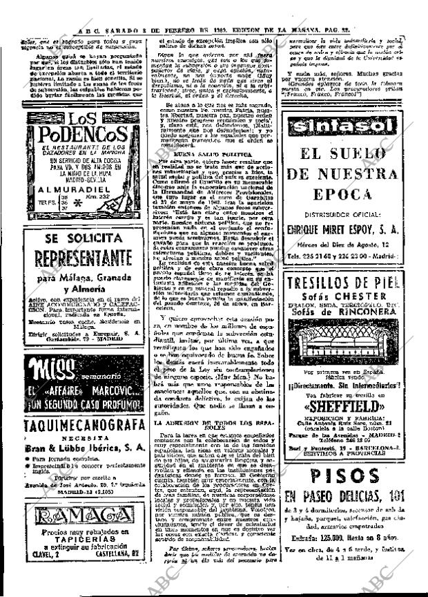 ABC MADRID 08-02-1969 página 22