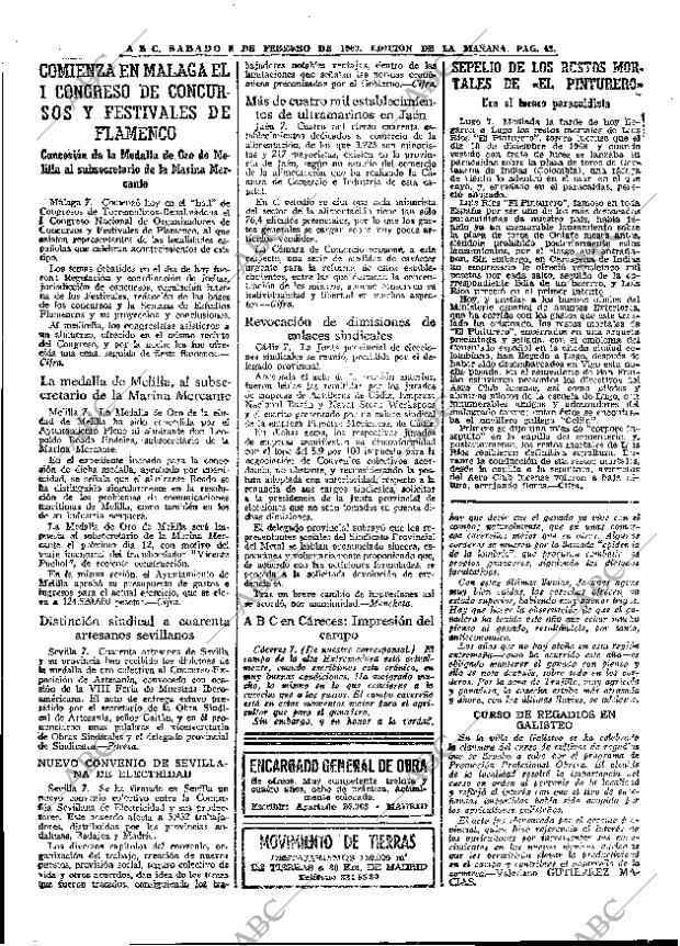 ABC MADRID 08-02-1969 página 42