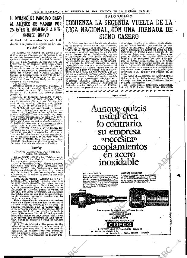 ABC MADRID 08-02-1969 página 65