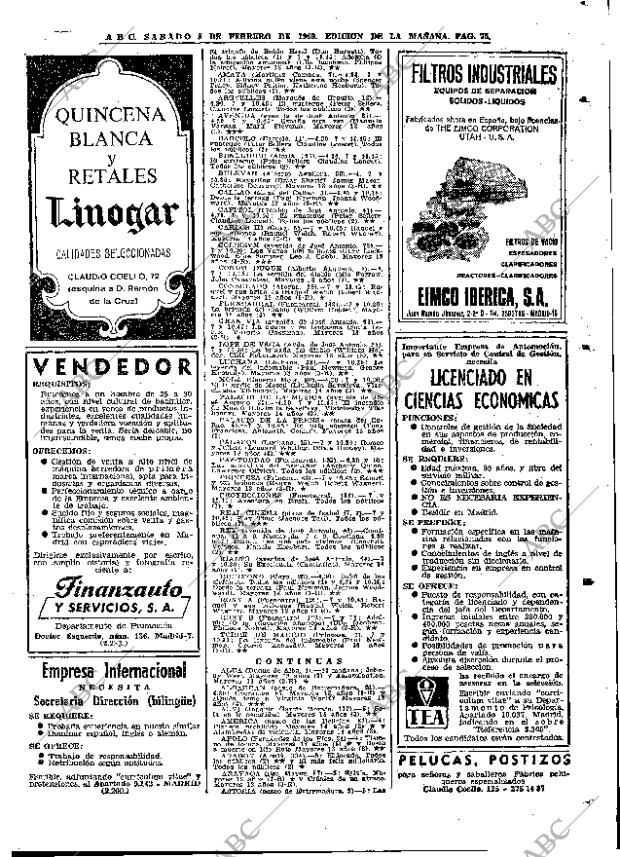 ABC MADRID 08-02-1969 página 75