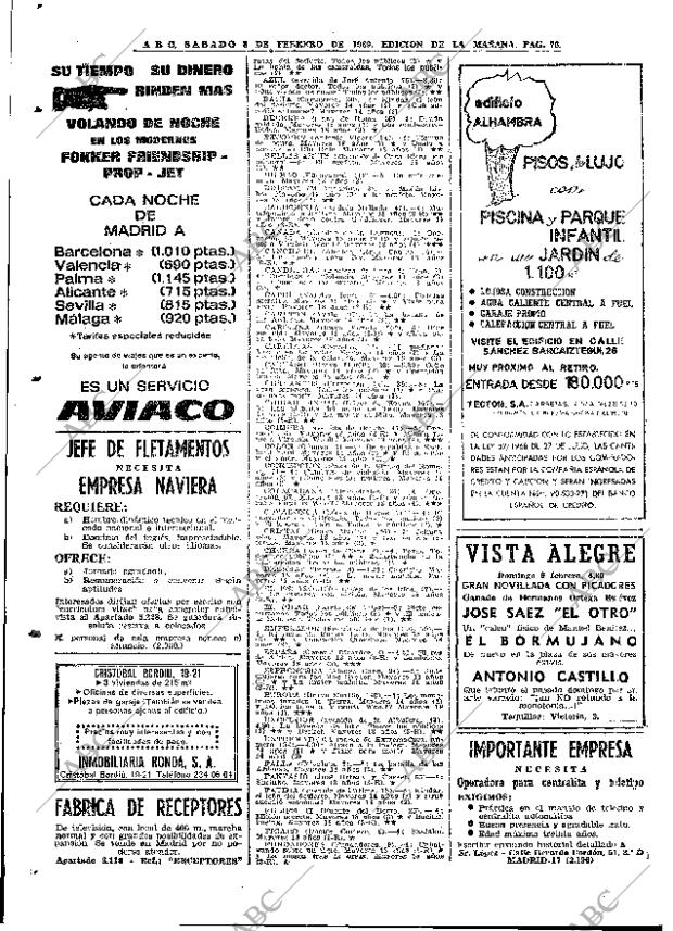 ABC MADRID 08-02-1969 página 76