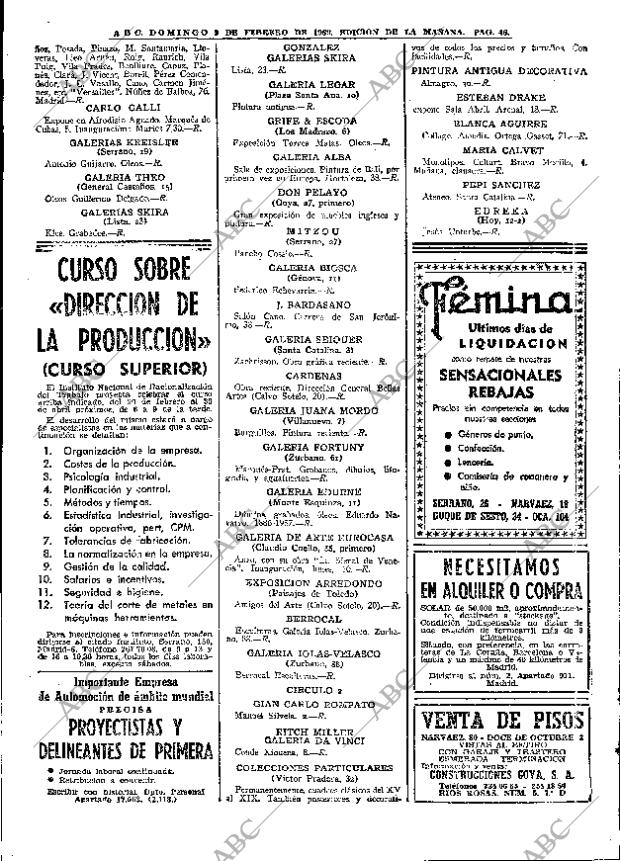 ABC MADRID 09-02-1969 página 46