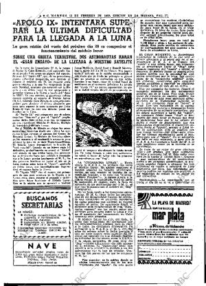 ABC MADRID 11-02-1969 página 27
