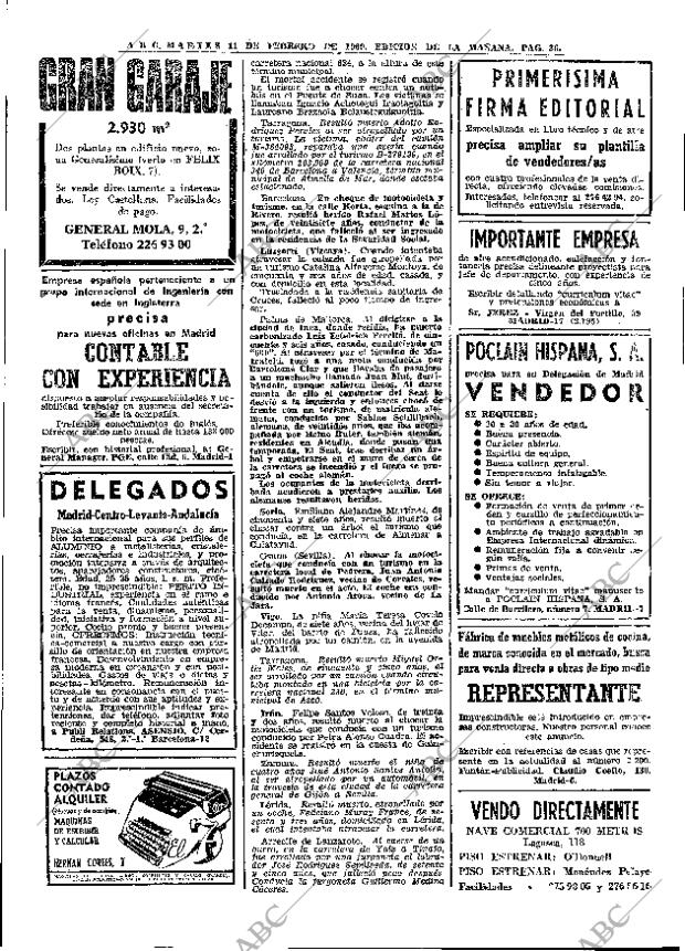 ABC MADRID 11-02-1969 página 36