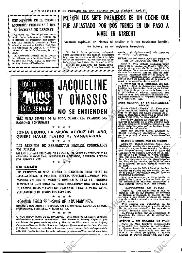 ABC MADRID 11-02-1969 página 37