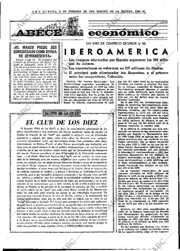 ABC MADRID 11-02-1969 página 55