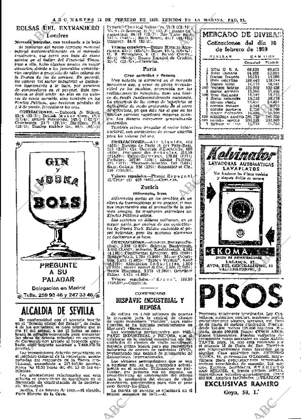 ABC MADRID 11-02-1969 página 58