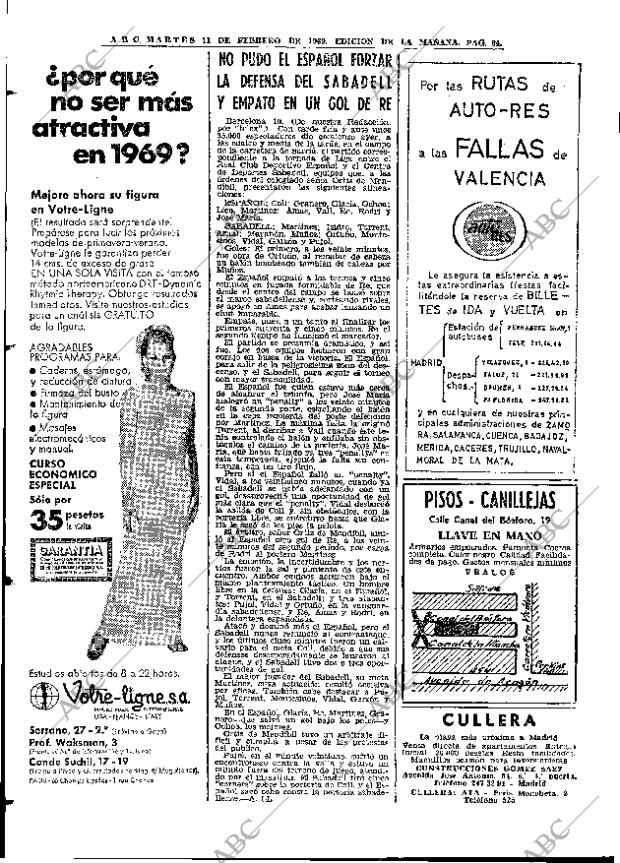 ABC MADRID 11-02-1969 página 64