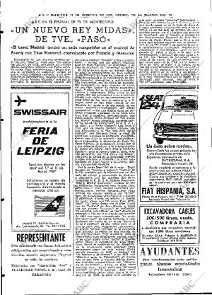 ABC MADRID 11-02-1969 página 74