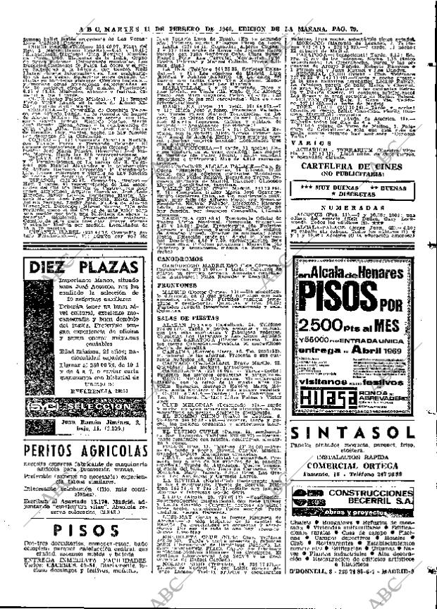 ABC MADRID 11-02-1969 página 79