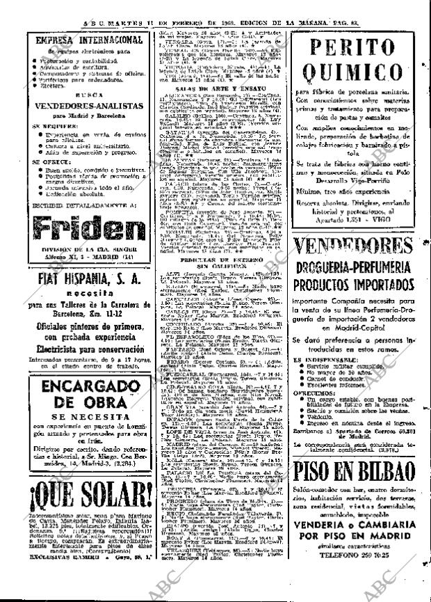 ABC MADRID 11-02-1969 página 83