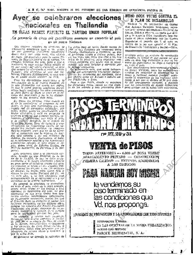 ABC SEVILLA 11-02-1969 página 23