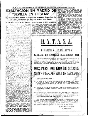 ABC SEVILLA 11-02-1969 página 27