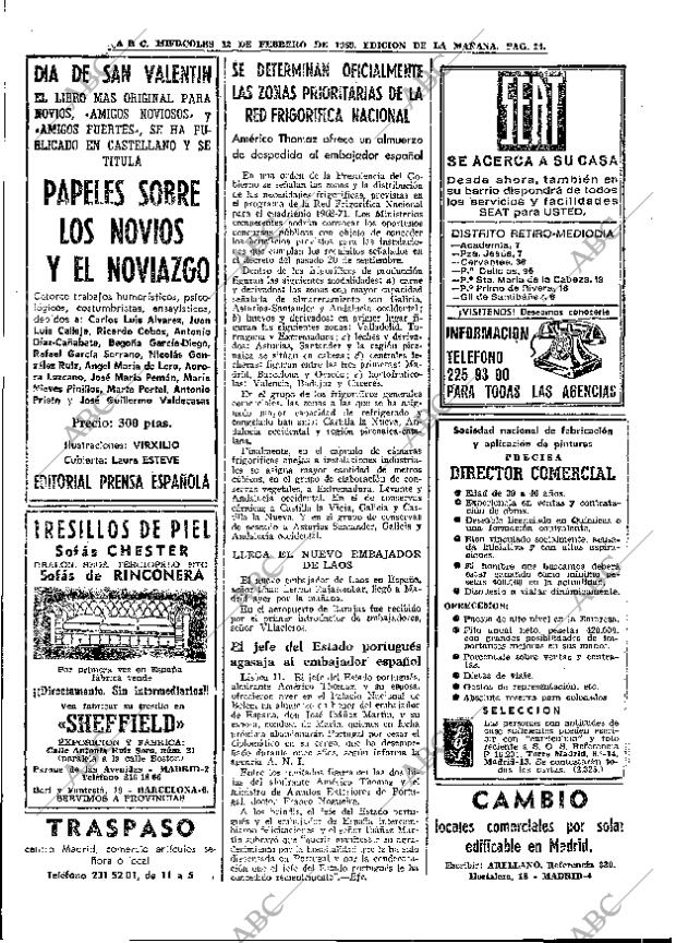 ABC MADRID 12-02-1969 página 24