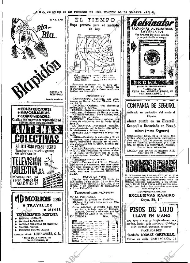 ABC MADRID 13-02-1969 página 46