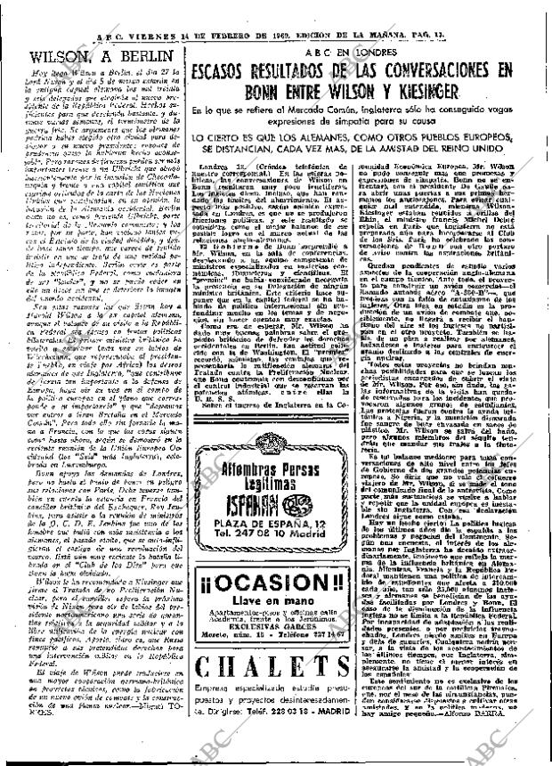 ABC MADRID 14-02-1969 página 17