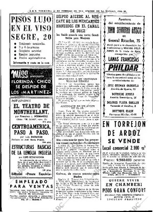 ABC MADRID 14-02-1969 página 20