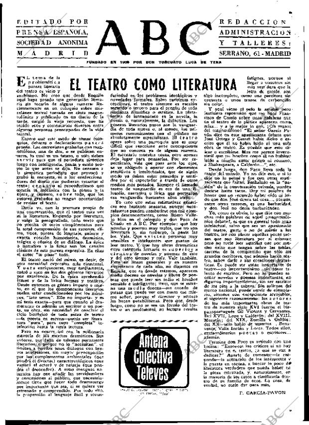 ABC MADRID 14-02-1969 página 3