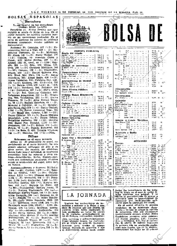 ABC MADRID 14-02-1969 página 50