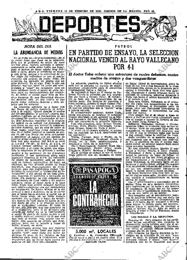 ABC MADRID 14-02-1969 página 53