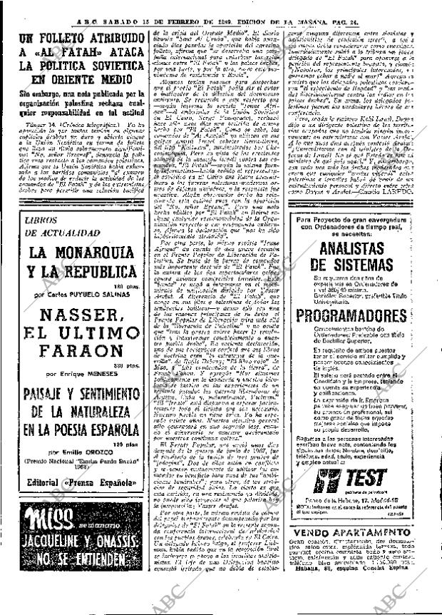 ABC MADRID 15-02-1969 página 24