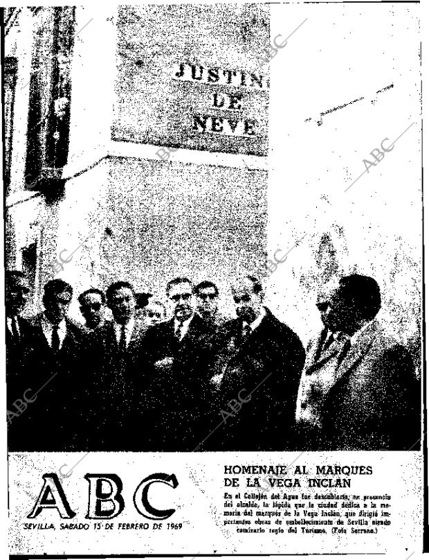 ABC SEVILLA 15-02-1969 página 1