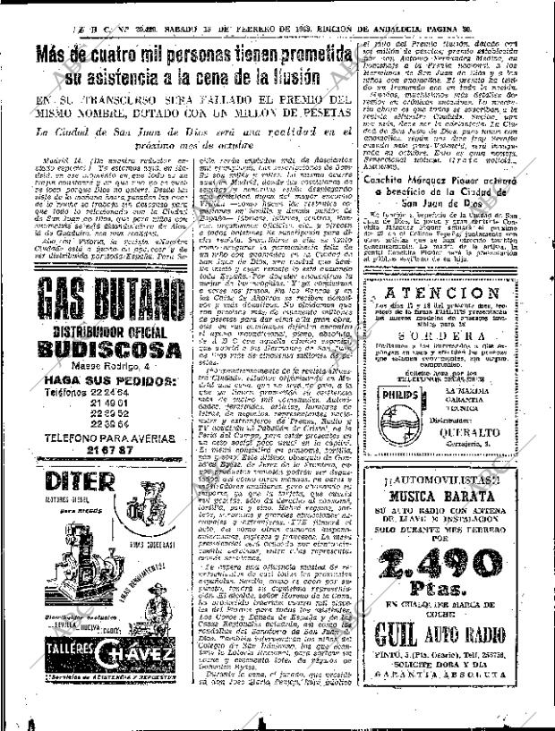 ABC SEVILLA 15-02-1969 página 30